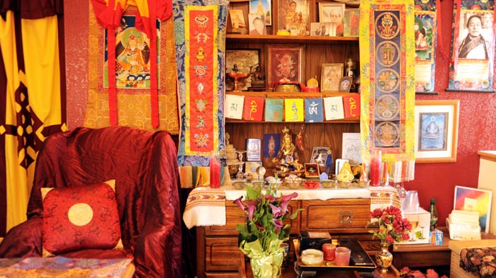 Tibetan Buddhism shrine