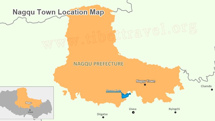 nagqu town location map