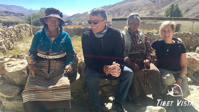 Greets Tibetans with 'Tashi Delek'