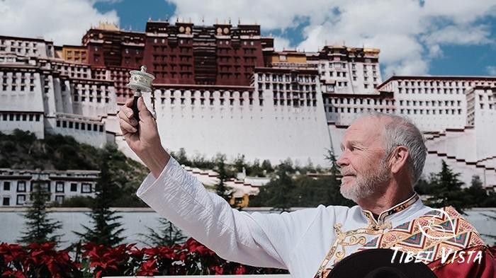 handheld prayer wheel