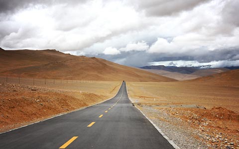 Main Roads in Tibet