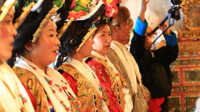 Tibetan wedding ceremony