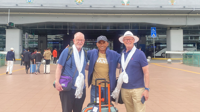 welcomes our guests at Lhasa Gonggar International Airport