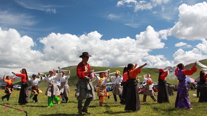 Tibetan white khatag