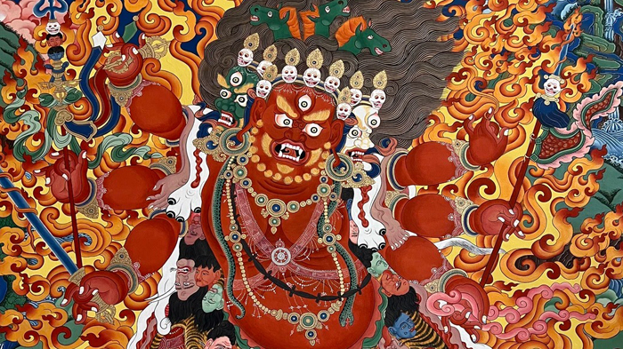 Wrathful Deity Thangka