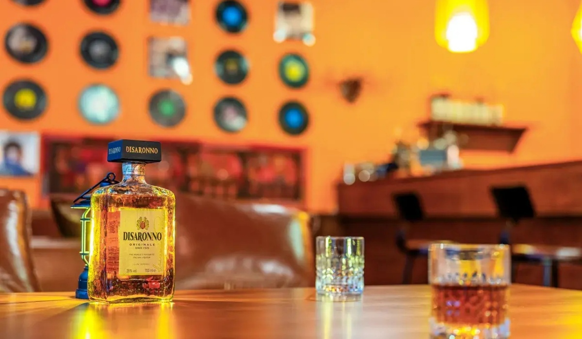 Premium liquor and beverages served at the bar