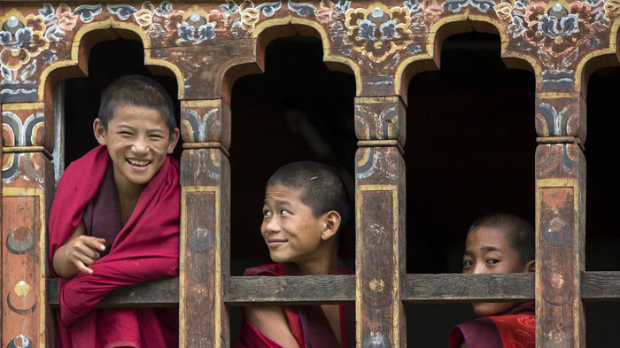  Bhutanese monks 