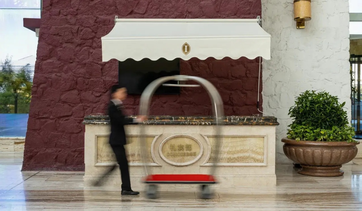 Concierge desk at InterContinental Lhasa Paradise in Lhasa