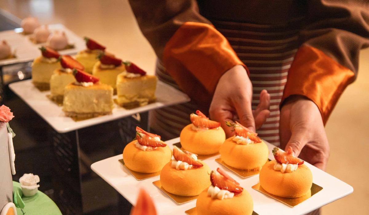 Delicious gourmet food served at Shangri-La Lhasa Hotel in Tibet