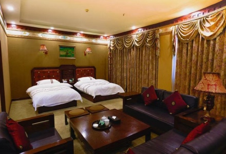 Deluxe twin bed room at Shiga Yangcha Grand Hotel