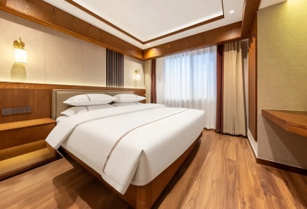 Double room at Lhasa Yak Hotel in the heart of old Lhasa
