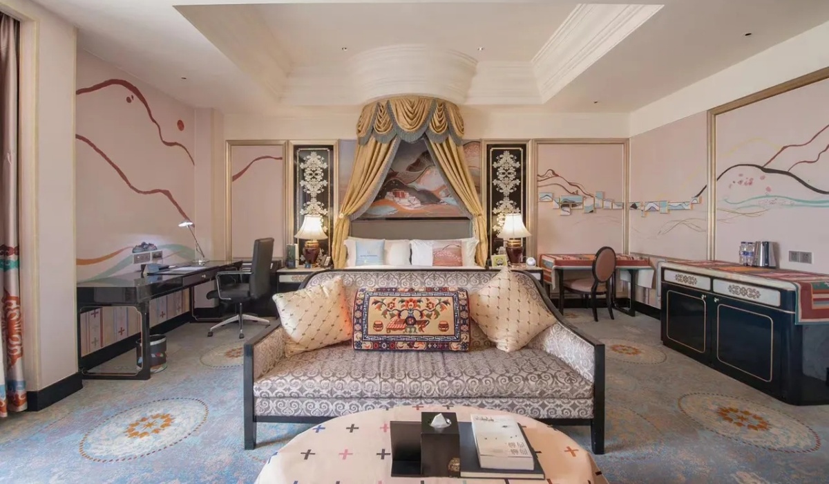 Luxury king suite at InterContinental Lhasa Paradise in Lhasa