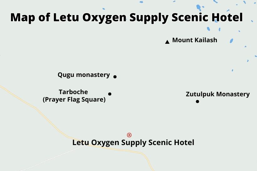 Letu Oxygen Supply Scenic Hotel location map