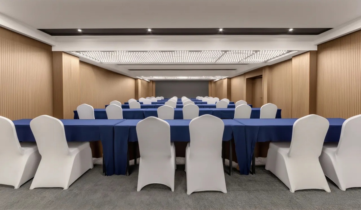 Modern conference and meeting room setup