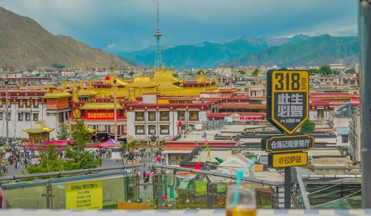 Stunning view of the Potala Palace from the hotel