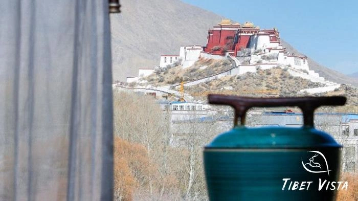Potala Palace view from Shangri-La Hotel Lhasa room