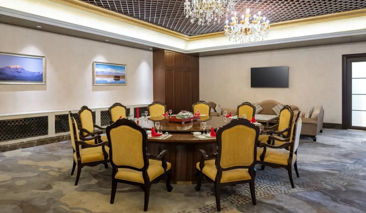 Private dining room at InterContinental Lhasa Paradise restaurant