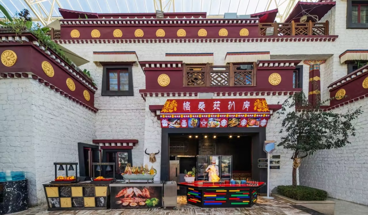 Tibetan-style restaurant at InterContinental Lhasa Paradise