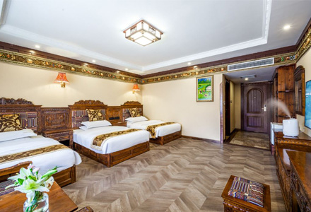Vip family room of Tashi Choten Hotel