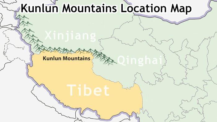 Kunlun Mountains location
