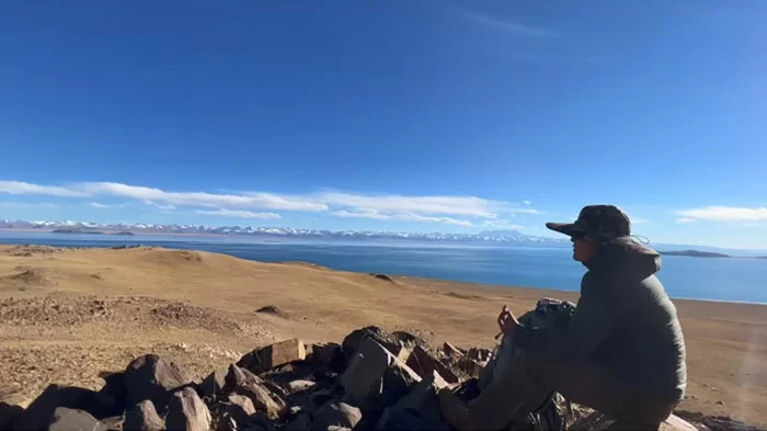 Tibet Namtso Lake and Nyenchen Tanglha Mountain