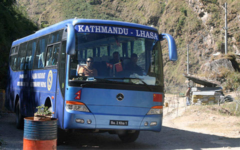 Kathmandu to Lhasa Distance: by overland drive, flight, bus & cycle