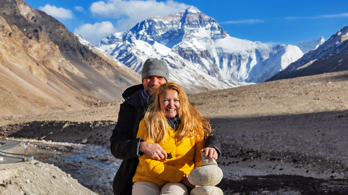 Mount Everest in Tibet