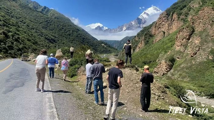 Our travelers enjoy the journey past Gyirong Valley