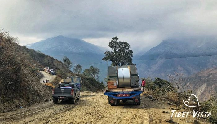 The bumpy ride from the Nepal border to Kathmandu
