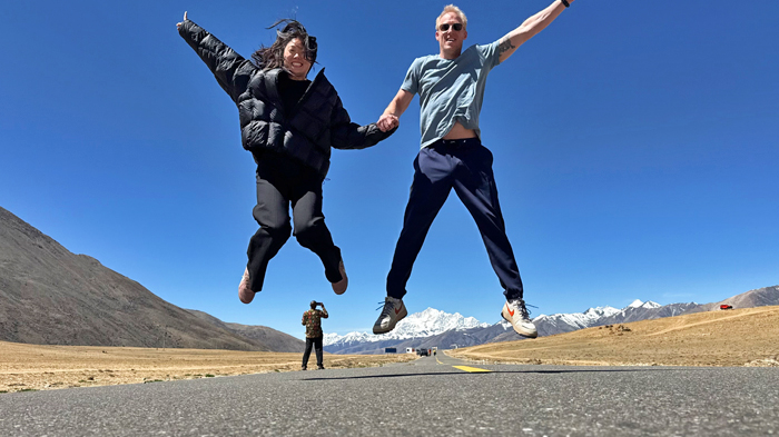 Well-Maintained Roads from Lhasa to Kathmndu