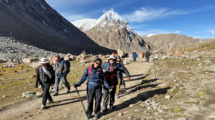 the sacred Mount Kailash kora