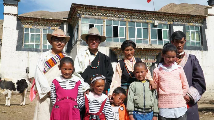 Tibetan family