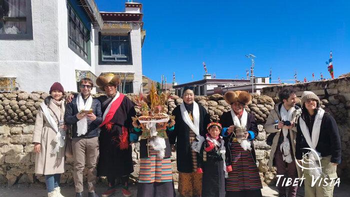 visit local Tibetan family during the Tibetan New Year