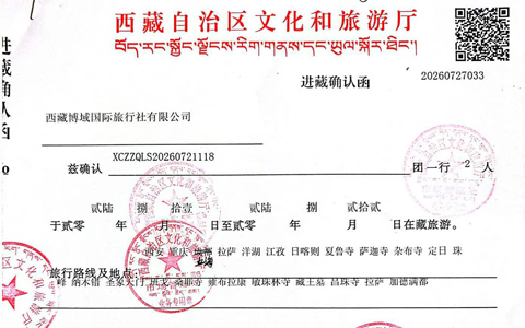 Tibet Travel Permit