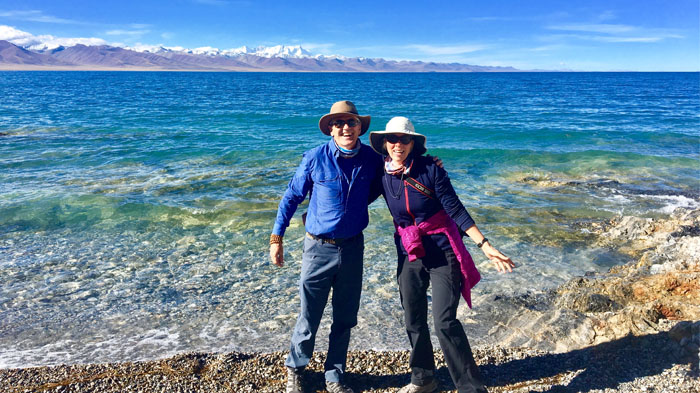 Lake Namtso in Tibet
