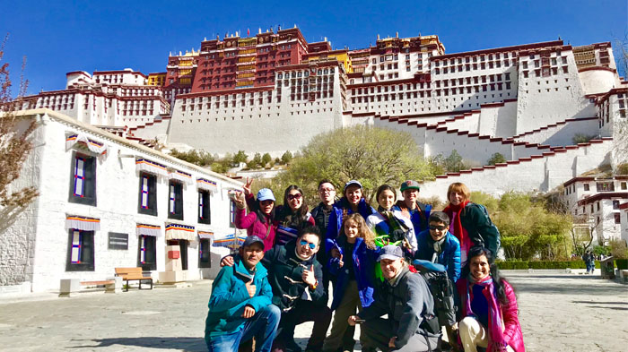 Potala Palace in Lhasa