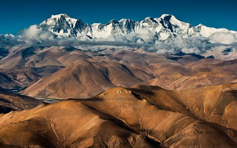 The Elevation Change in 7 Major Regions of Tibet