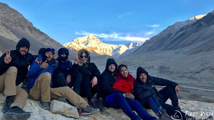 Our guests at Everest Base Camp