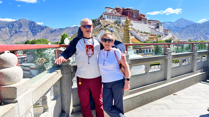 Potala Palace views from Chakpori Hill
