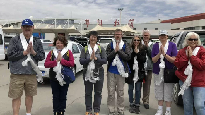 Our Group Tour Pick Up at Lhasa Airport