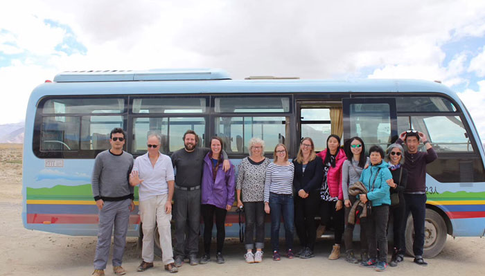 Vehicles we used for driving in Tibet