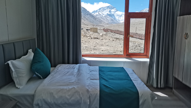 Best Rongbuk Hotel at Everest Base Camp in Tibet