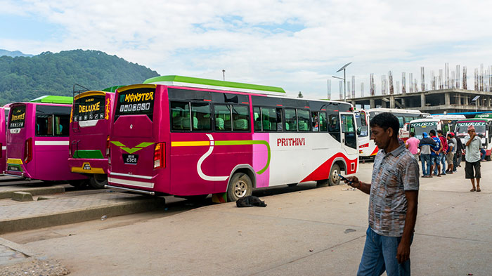 Bus from Birgunj to Kathmandu