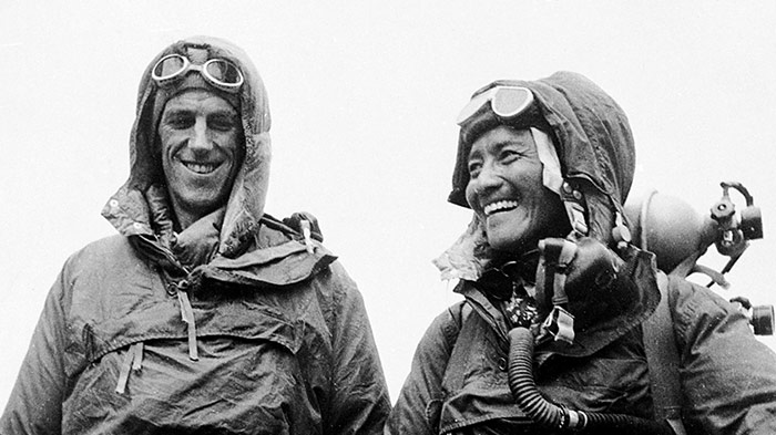  Sir Edmund Hilary and Sherpa Tenzing Norgay 