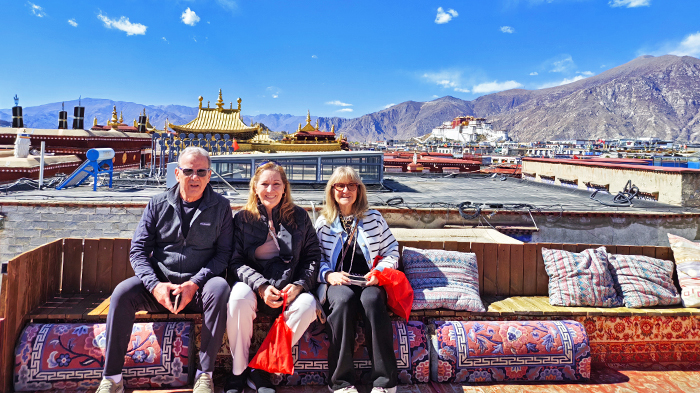 enjoy Lhasa city in Autumn