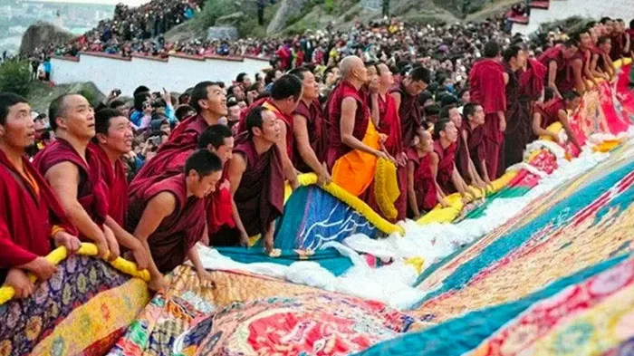 Visit Drepung Monastery Shoton Festival