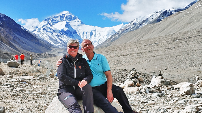 enjoy the clear views of Mount Everest at Tibet Everest Base Camp