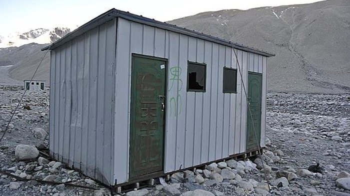 Toilet at Everest Base Camp