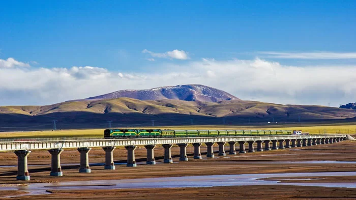 Qinghai-Tibet Railway train to Lhasa