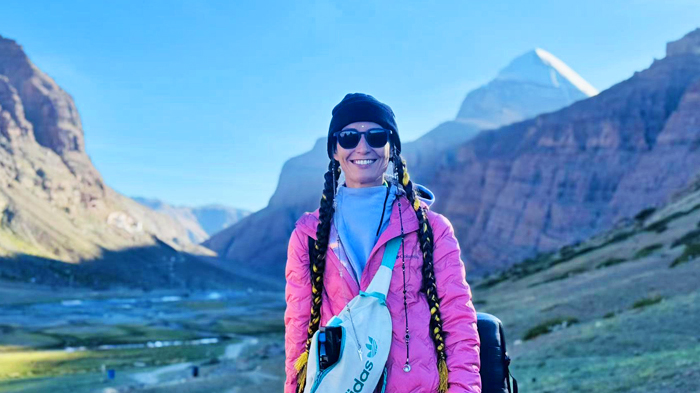 trekking around sacred Mount Kailash